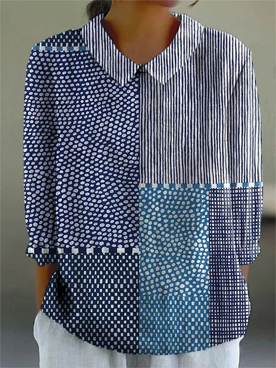 Elle | Vintage Colourful Blouse