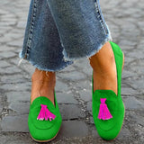 Haven | Heart Detail Suede Flats