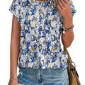 Blue yellow print