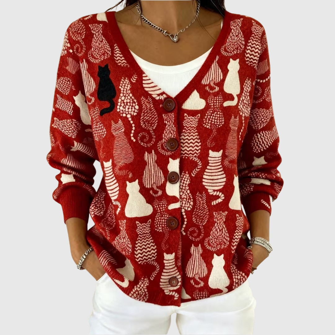 Victoria | Comfortable Buttoned Cardigan