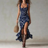 Mika | Boho Retro Maxi Dress
