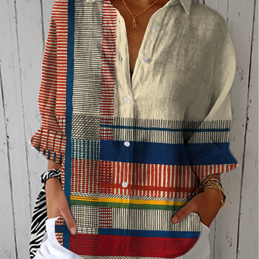Freyja | Artistic Pattern Blouse