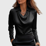 Zoe | Elegant Satin Blouse