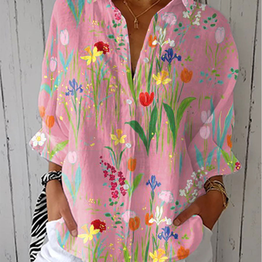 Fiona | Spring Garden Blouse