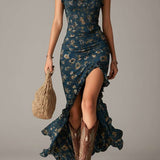 Mika | Boho Retro Maxi Dress