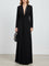 Kara | Long-Sleeve Deep V-Neck Maxi Dress