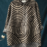 Lotte | Casual Blouse with Circular Line Print