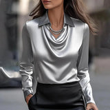 Glyn | Elegant Satin Blouse