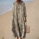 Flattering Printed Summer Dress