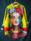 Martha | Casual T-Shirt with Frida Portrait in Oil Print