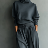 Knit Ensemble Wide Trousers