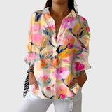 Philippa | Lightweight Colourful Blouse with Print