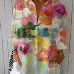 Elara | Watercolour Dreams Blouse