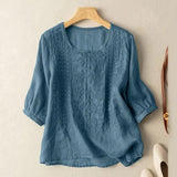 Aurora | Embroidered Relaxed Blouse