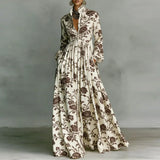 Lanna | Floral Button Maxi Dress