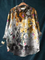 Sophie | Relaxed Blouse with Artistic Dog Print