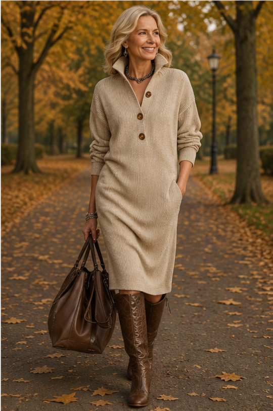 Janice | Elegant Jumper Dress