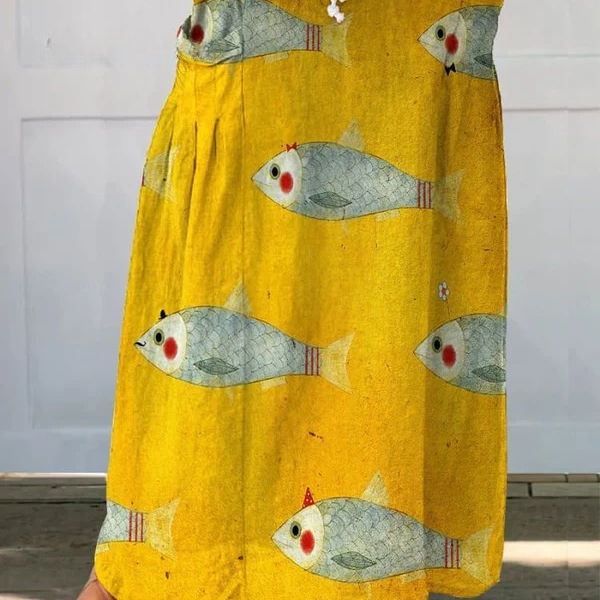 Katharina | Light Printed Skirt