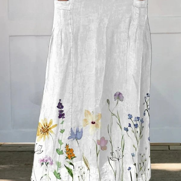 Sophie | Lightweight Printed Skirt