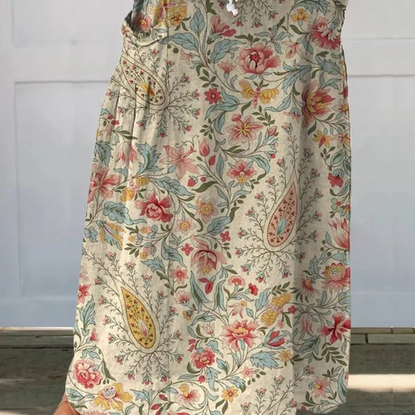 Rose | Lightweight Printed Skirt