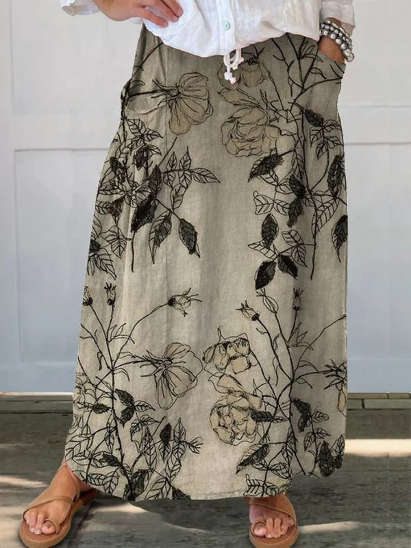 Lotte | Light Printed Skirt