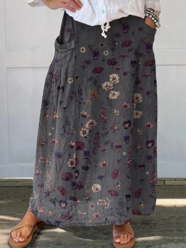 Elisabeth | Light Printed Skirt