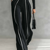 Henrietta | High-Neck Wide-Leg Trouser Set