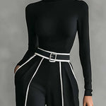 Henrietta | High-Neck Wide-Leg Trouser Set