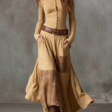 Michelle | Belted Suede Dress