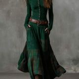 Michelle | Belted Suede Dress