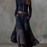 Michelle | Belted Suede Dress