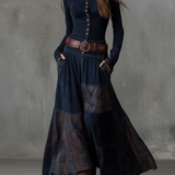 Michelle | Belted Suede Dress
