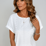 Liamo | Oceanview Eyelet Top