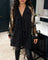 Lotus Leaf Knit Blouse in a Relaxed Fit