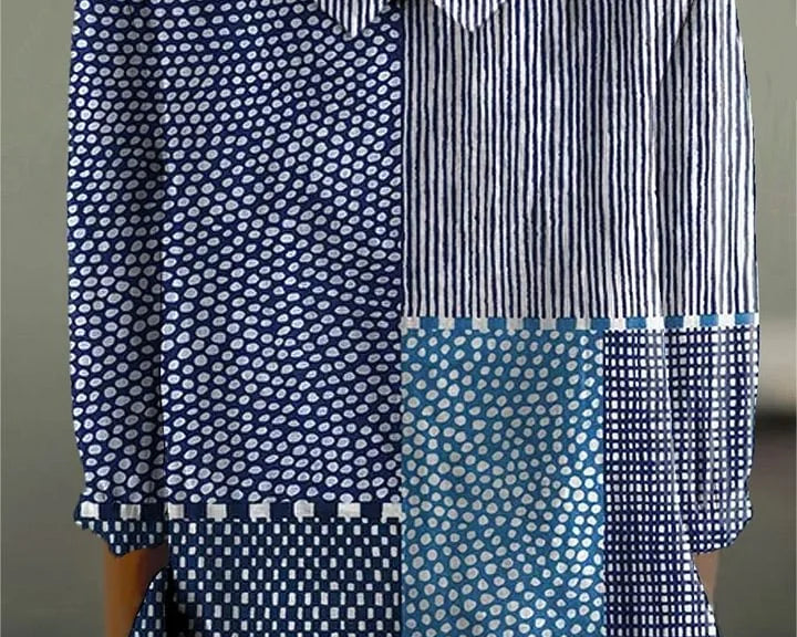Elle | Vintage Colourful Blouse