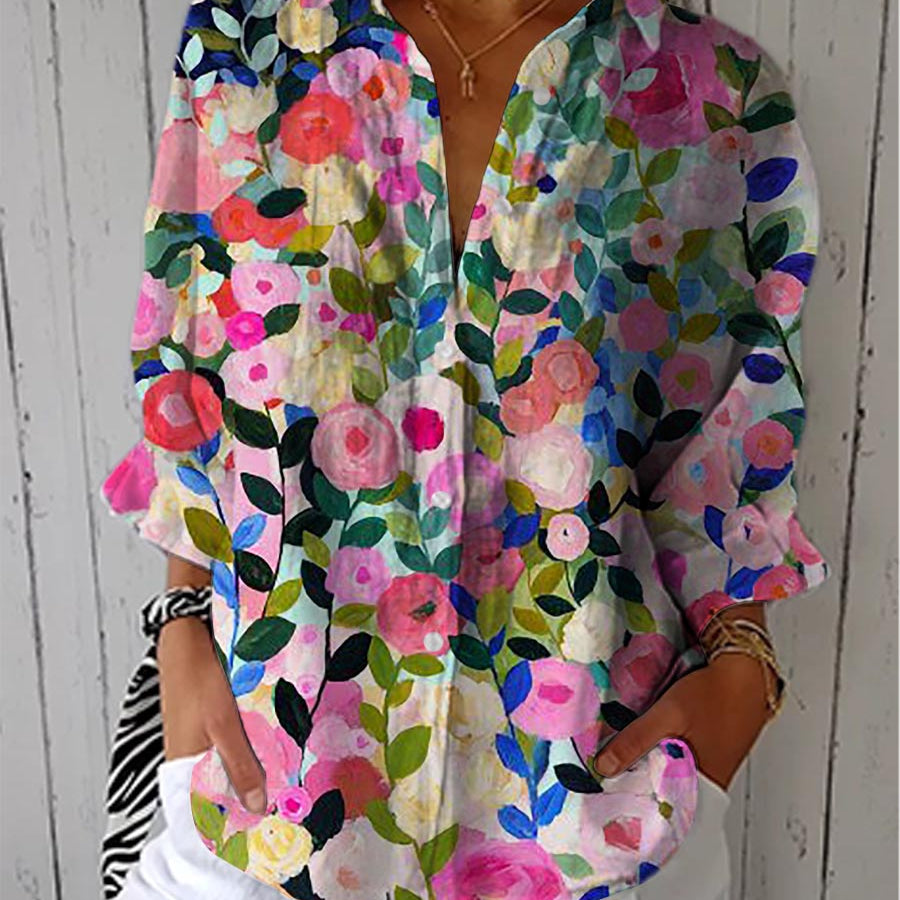 Frida | Bloom Canvas Blouse