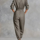 Megan | Linen-Cotton Jumpsuit