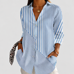 Addison | Elegant Blouse on a neutral light grey background