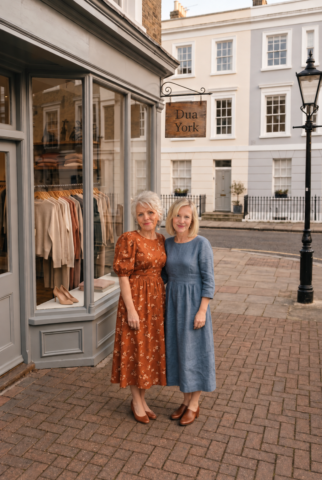 Mother and daughter together in the Dua York shop.