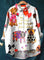 Lotte | Artistic Blouse with Hearts and Animals