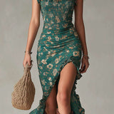Mika | Boho Retro Maxi Dress