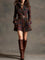 Magdalena | Elegant Short Check Dress